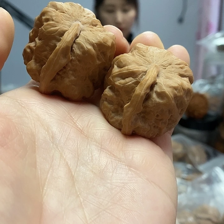 把件文玩核桃35一帆风顺红皮