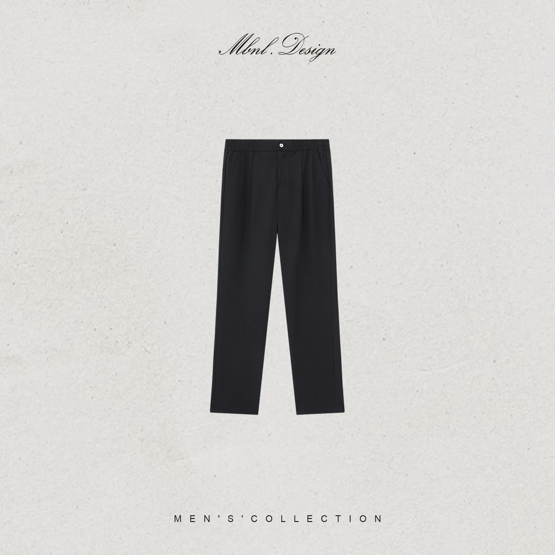 MBNL-F「轻旅」秦磊男装棉制包芯垂感笔挺休闲裤LL-WKZ2062