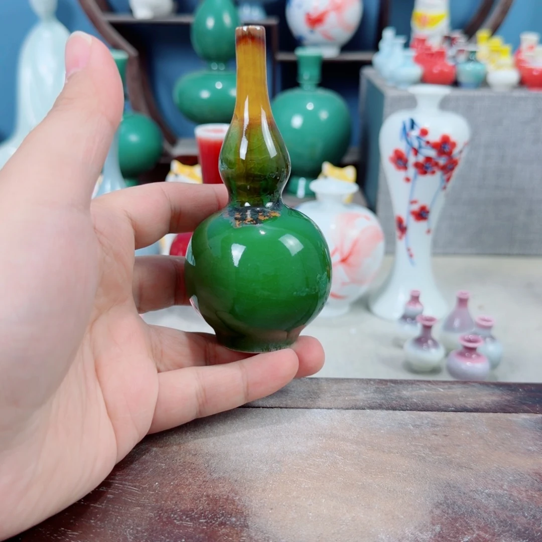 陶瓷手工小花器摆件