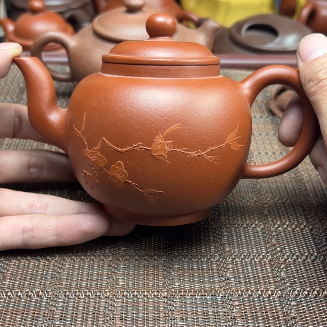 紫砂茶壶宜兴原矿紫砂壶350毫升容量