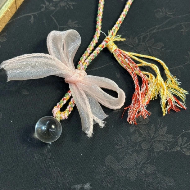 【银河予物】天然白水晶全净体双A级项链L892