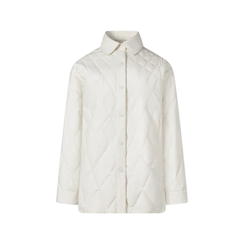 波司登2024秋冬季女款休闲时尚轻薄羽绒服衬衫外套保暖B40133614