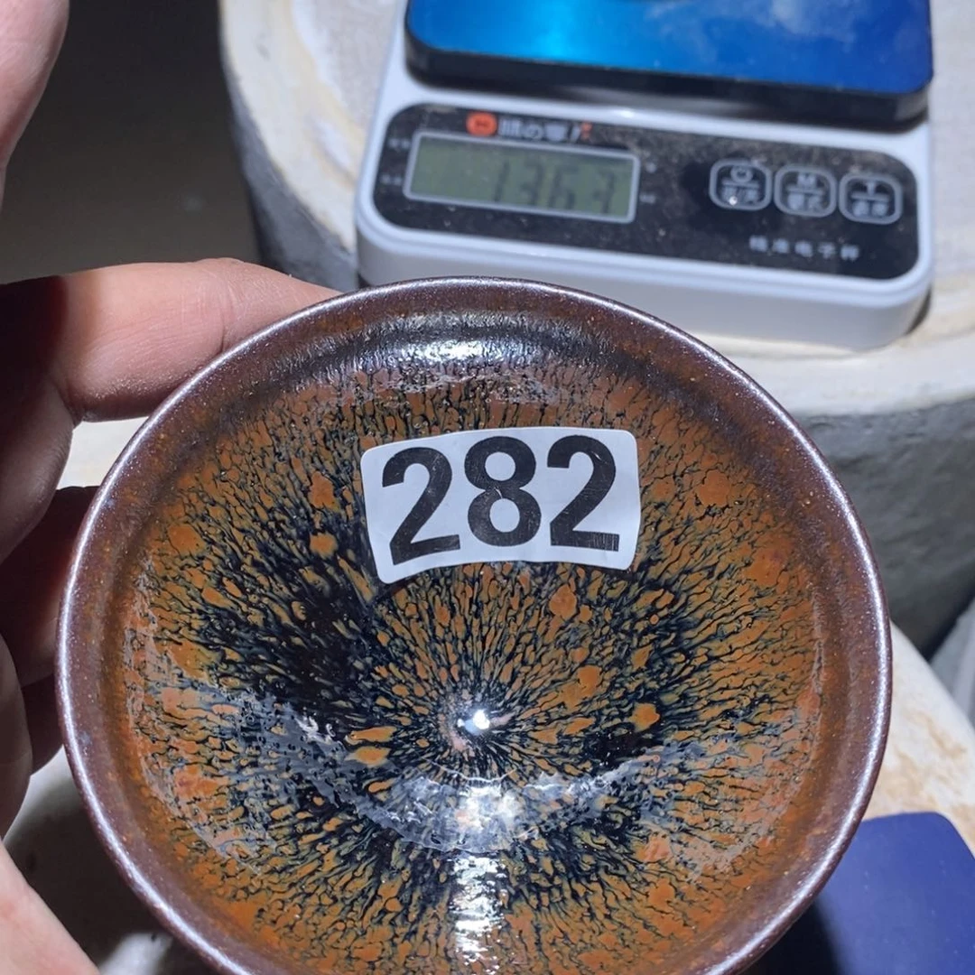 茶盏微瑕龙窑柴烧