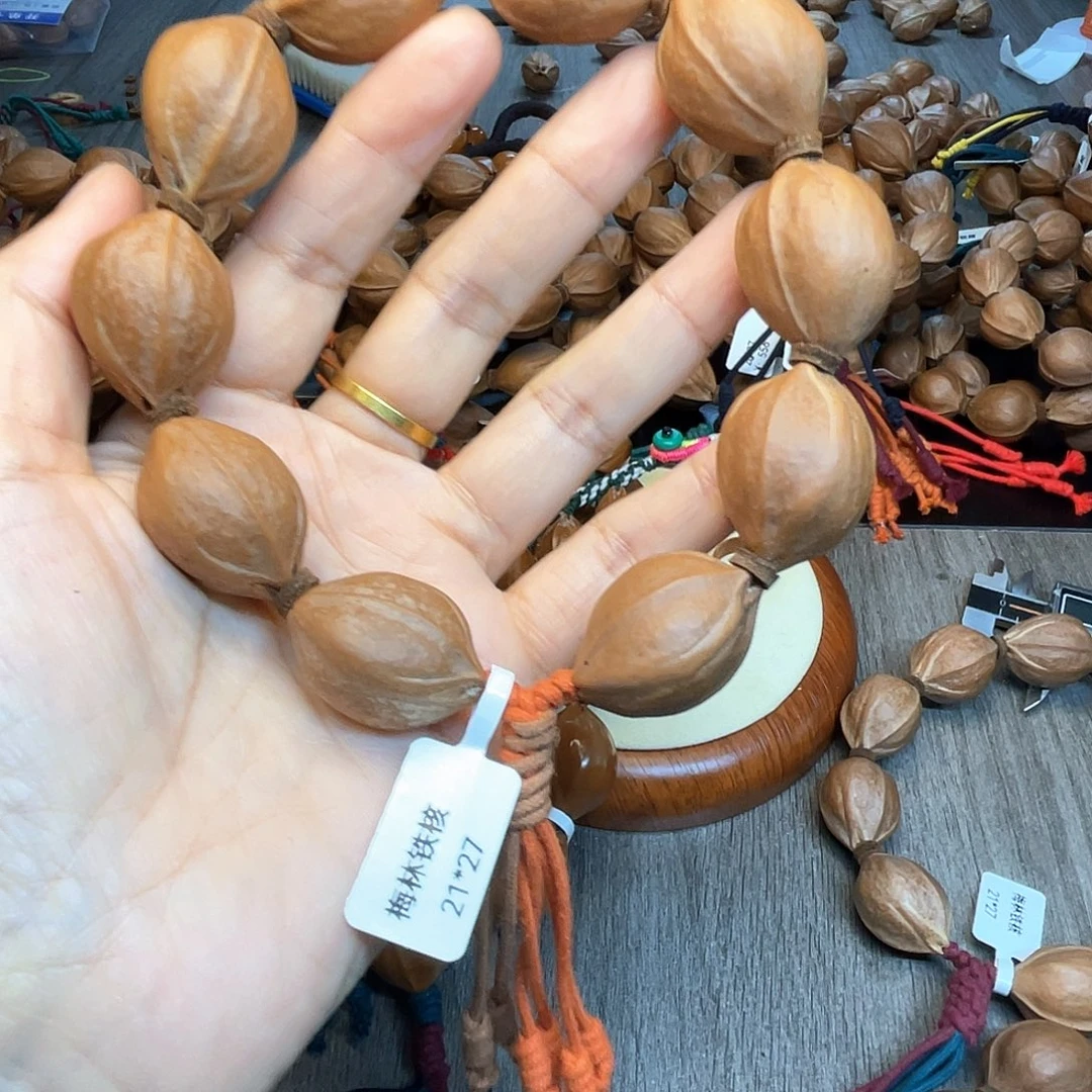 上***镭橄榄核手串/手链梅林铁核2127手串