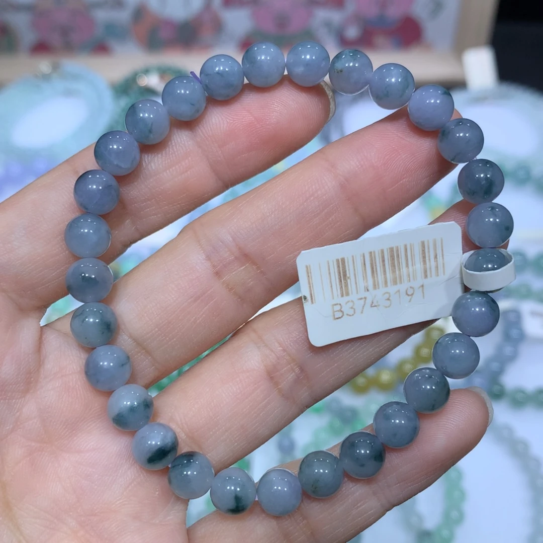 翡翠未镶嵌手链天然