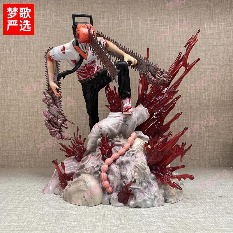 电聚人链锯人电次29cm手办链锯恶魔波奇塔淀治二次元动漫模型手办
