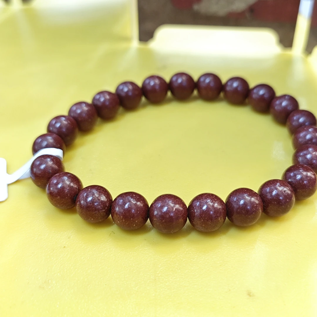 8mm红麝合香珠手串L121 qx