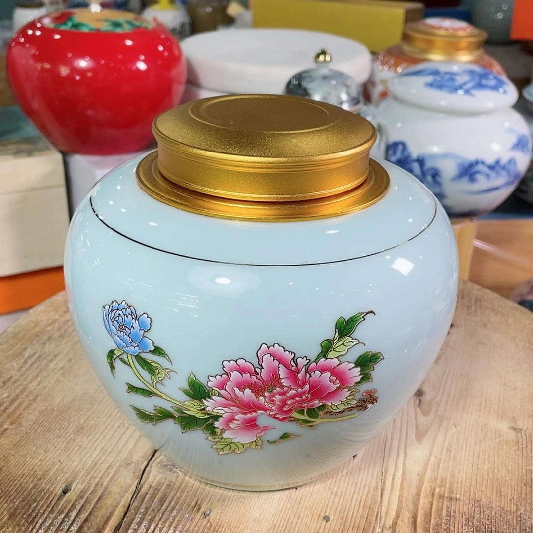 【闪购商品】罐陶瓷茶叶罐密封罐