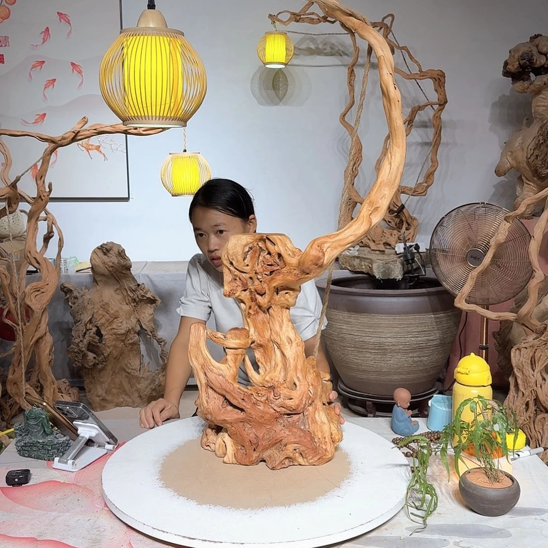 杜鹃根艺术品?*念