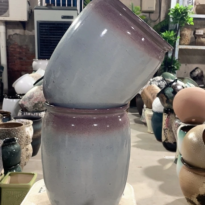紫砂花盆正品口18高25。z z x z x
