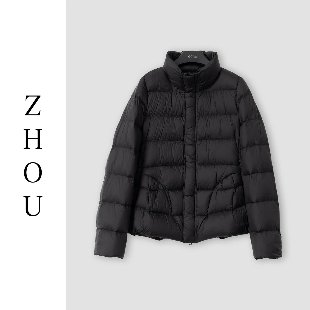 （周哥甄选）黑色羽绒外套-32412