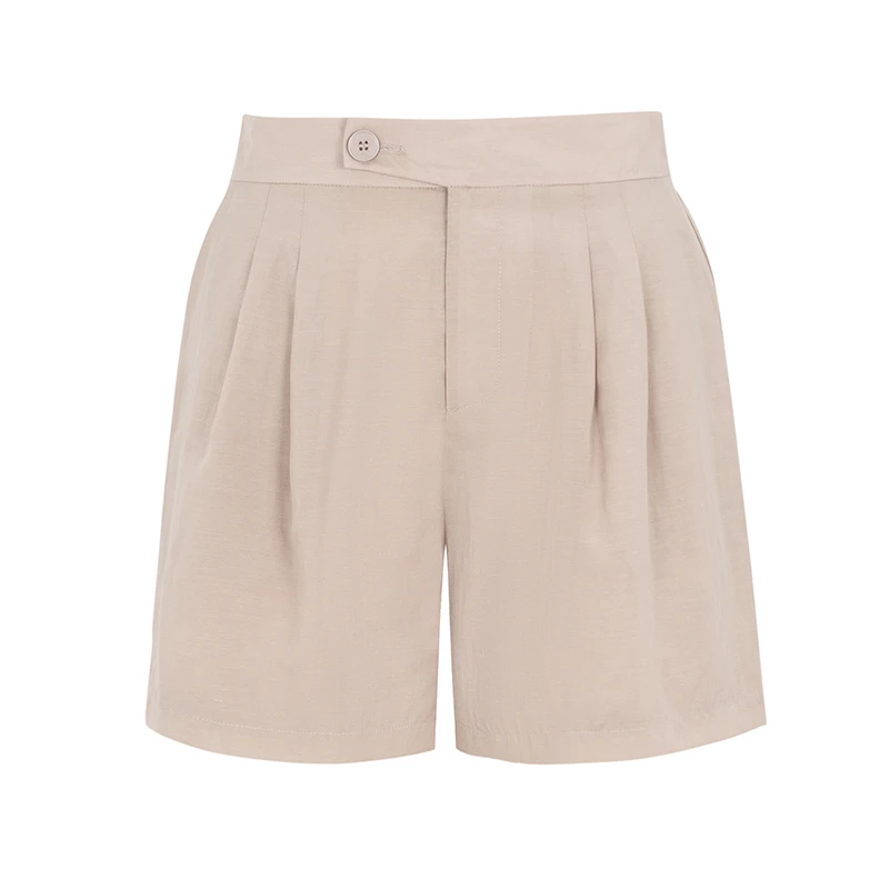 【直播专享】商场同款新品简洁宽松莱赛尔短裤N204A32519B