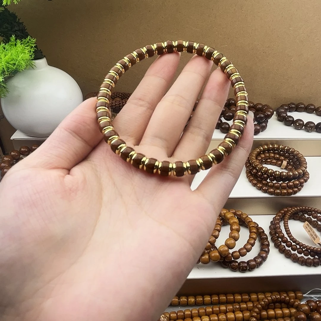 手串紫金鼠6*5金盾