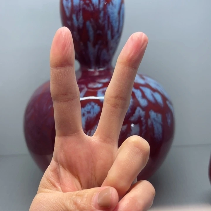 摆件爱***家杨志钧瓷艺术馆福禄瓶