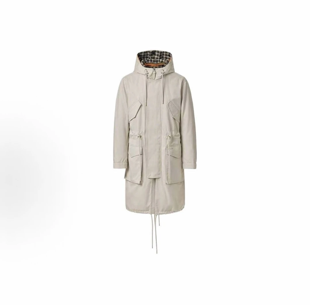 【娜娜活动】 DESMOND 保暖连帽三合一派克服  米白