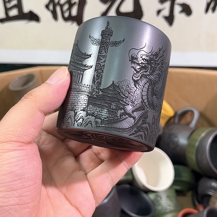 茶杯紫砂全手工紫砂主人杯