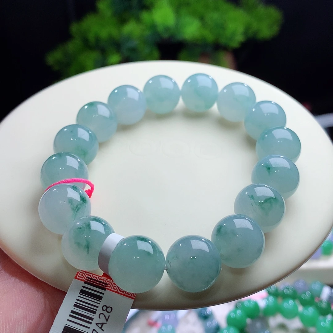 未镶嵌手串翡翠卡13mm