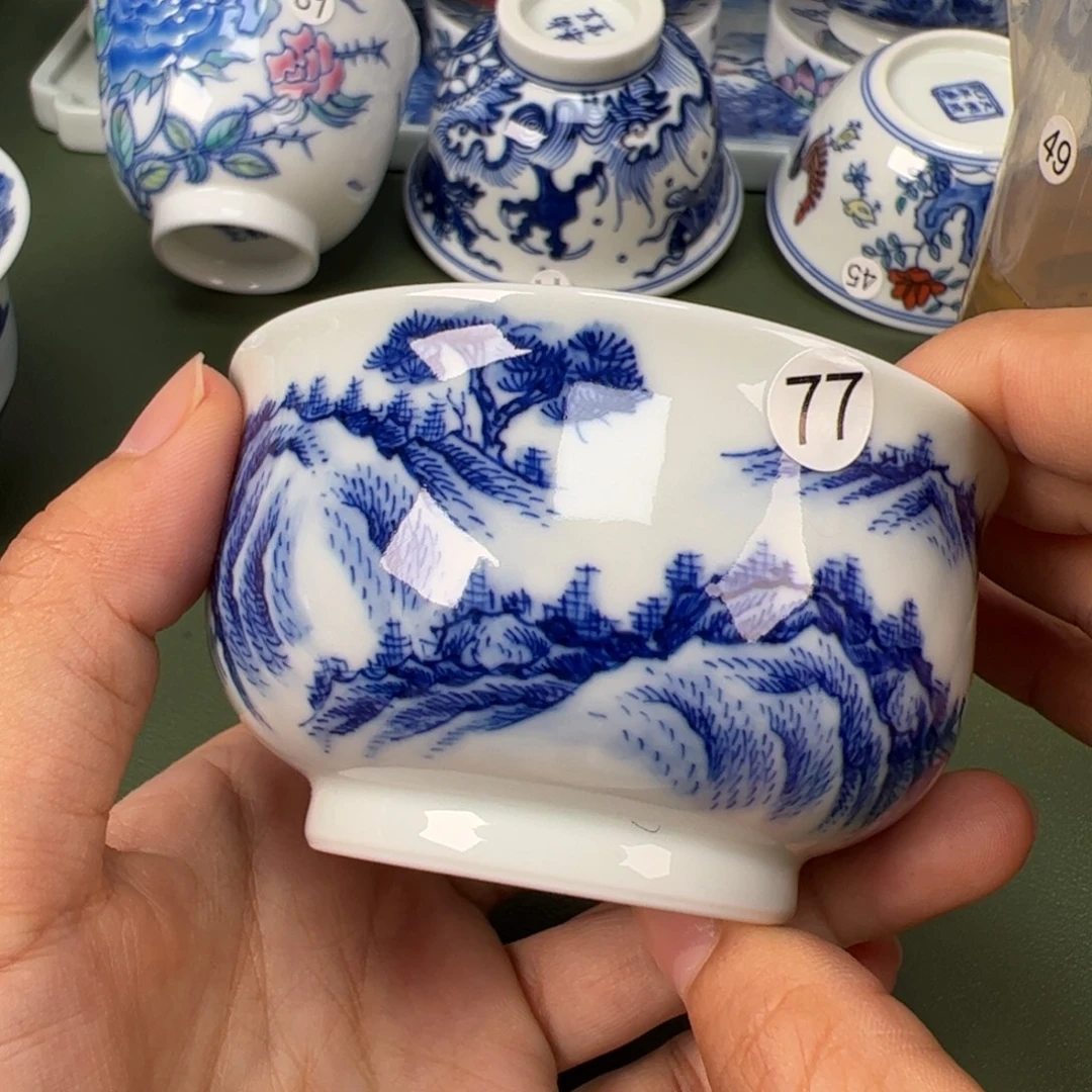 木木景德镇纯手工纯手绘茶具77