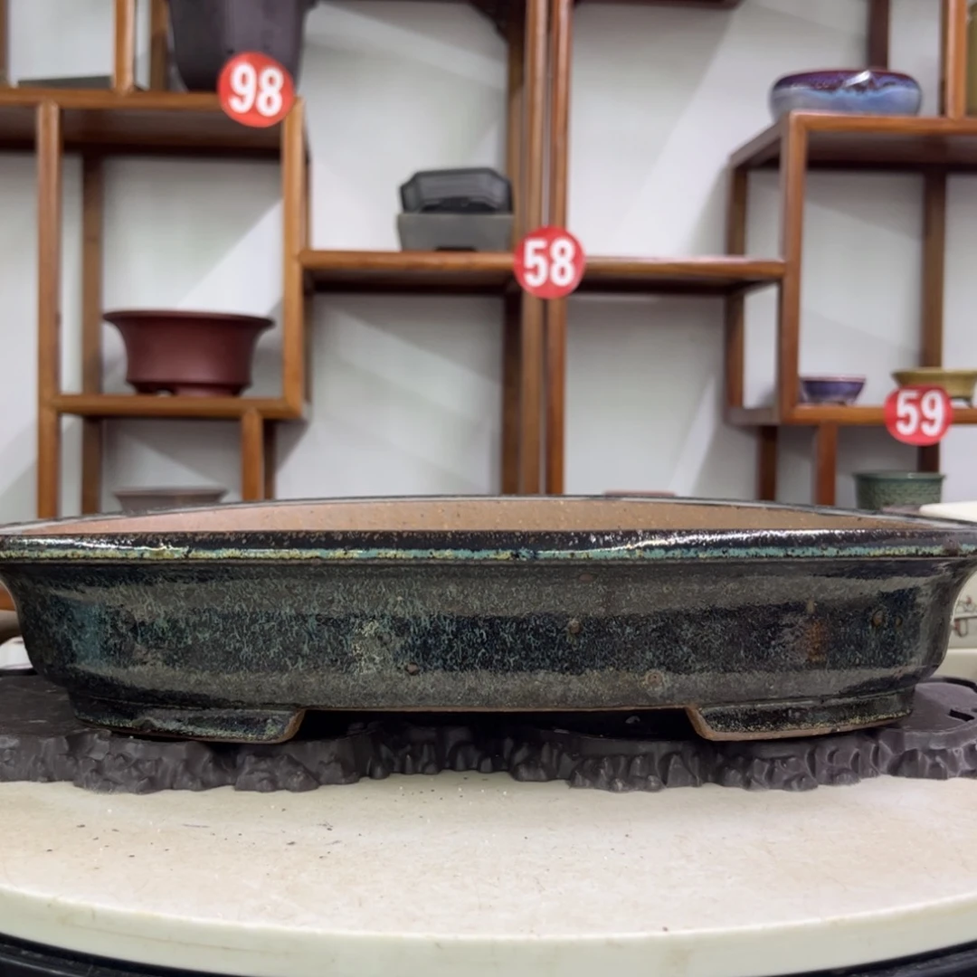 紫砂花盆瑕疵6-39-30。。。火烈气孔