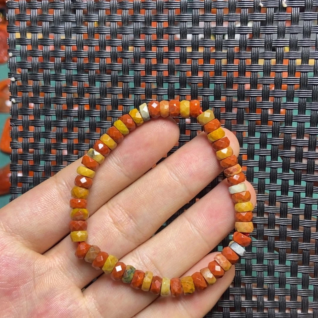 炎***丶未镶嵌手串南红玛瑙5+’mm