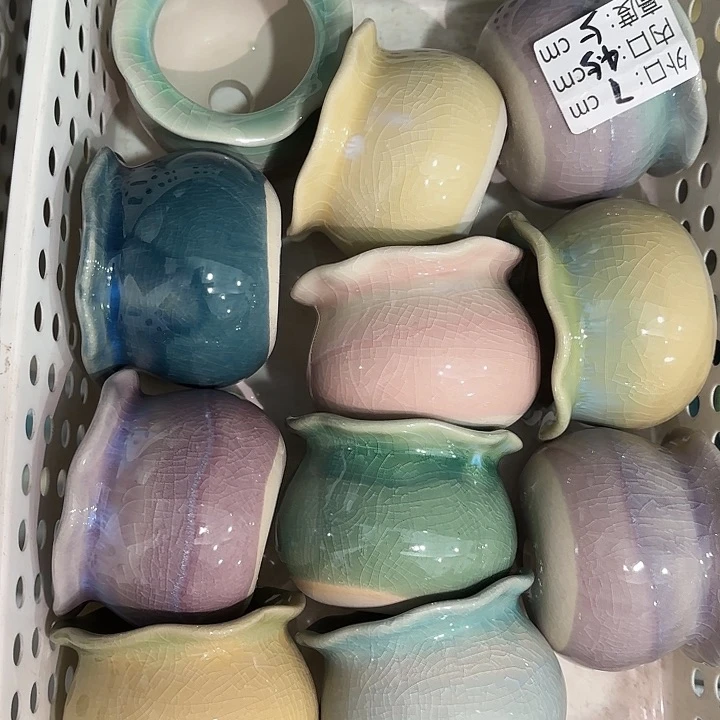 红陶量货！口高深浅发6