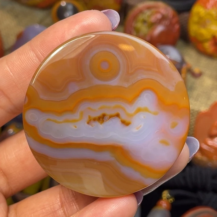 玛瑙/玉髓足银镶嵌珠宝奇石尚品巴西拨云见日象形貔貅