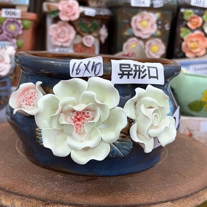 红陶粗陶花盆粗陶花盆