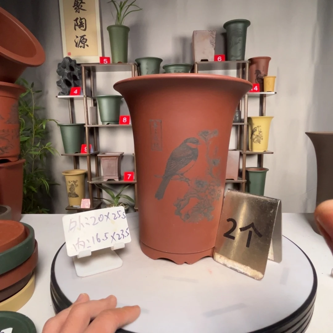 紫砂花盆紫砂花盆