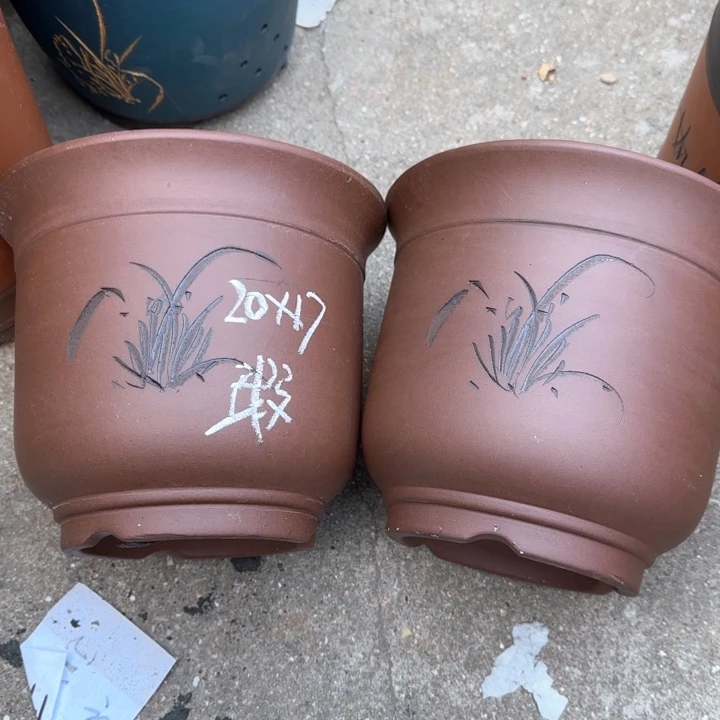 紫砂花盆特价清仓