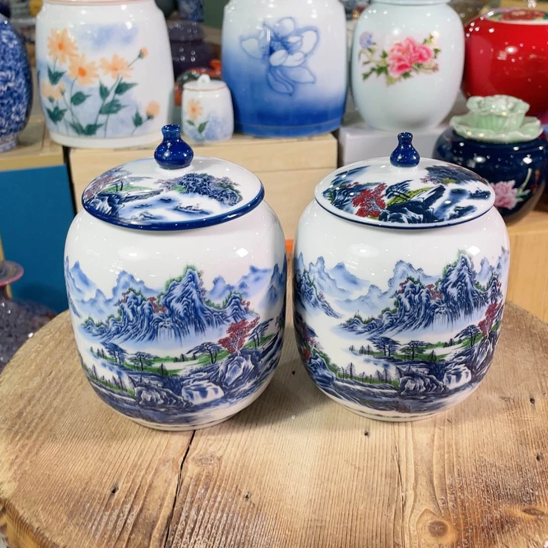 【闪购商品】罐陶瓷茶叶罐密封罐