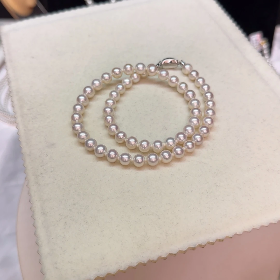 【闪购商品】淡水珍珠项链银S925镶嵌