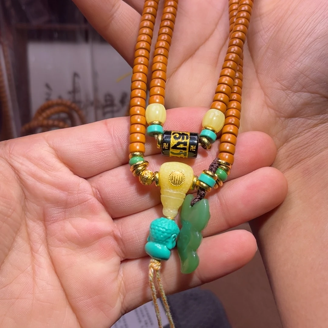 橄榄核手串/手链核尖@@6.5满配脖挂28