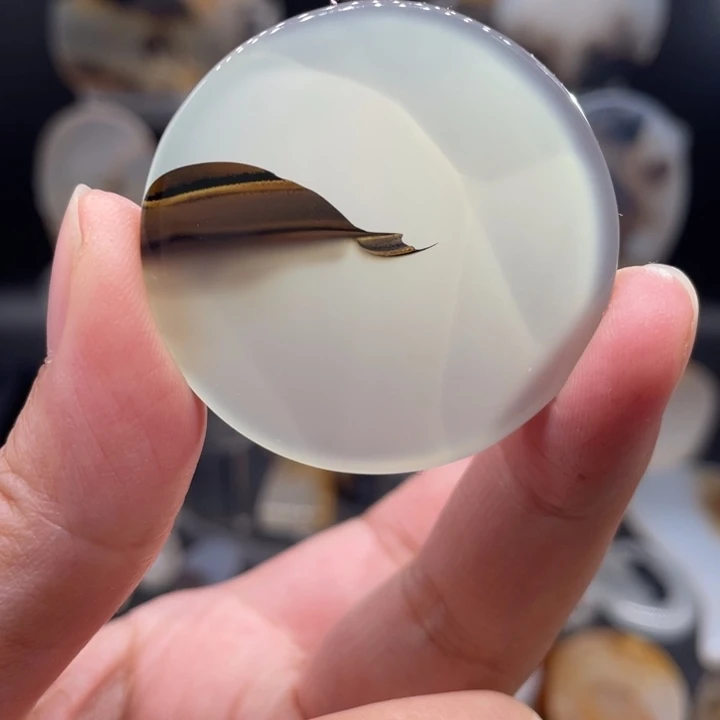 玛瑙/玉髓合金珠宝半成品