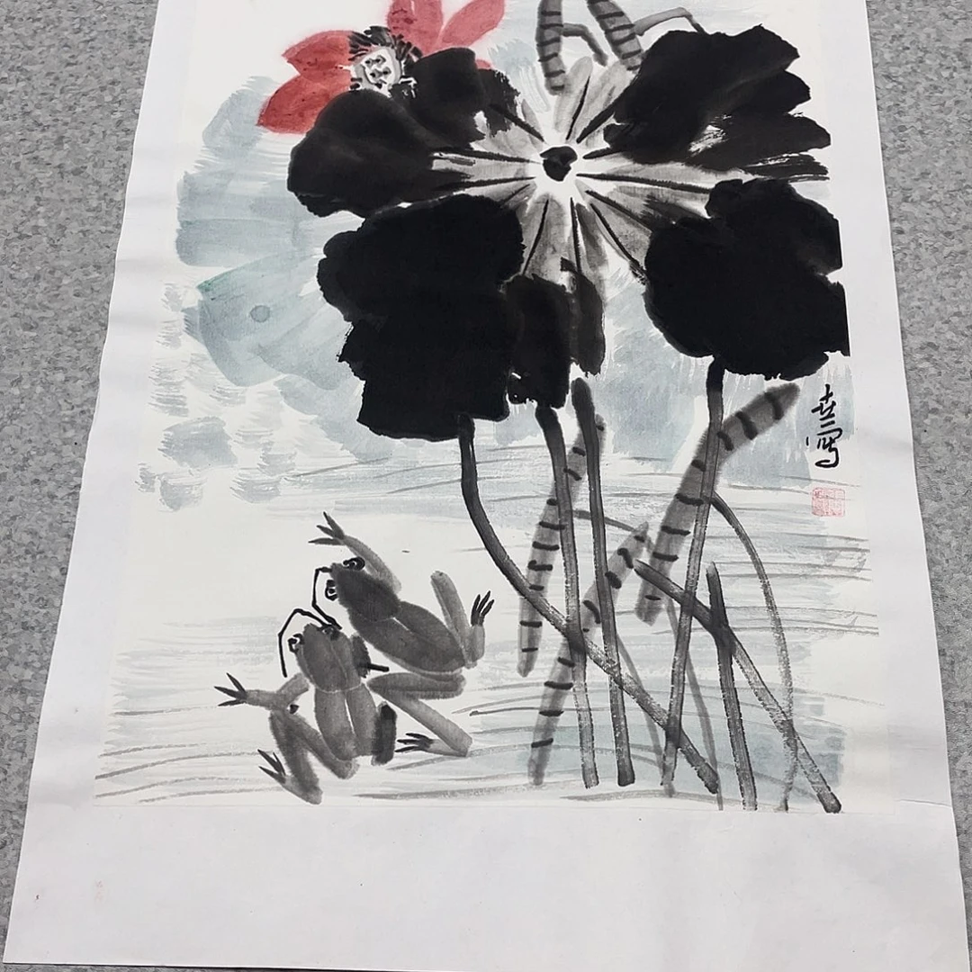 国画1.4平尺国画作品