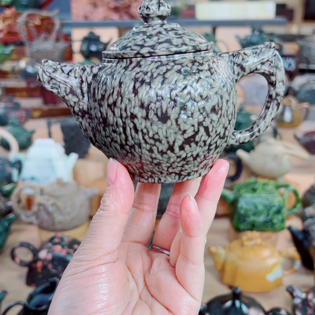 天然石材手工雕刻蛋*