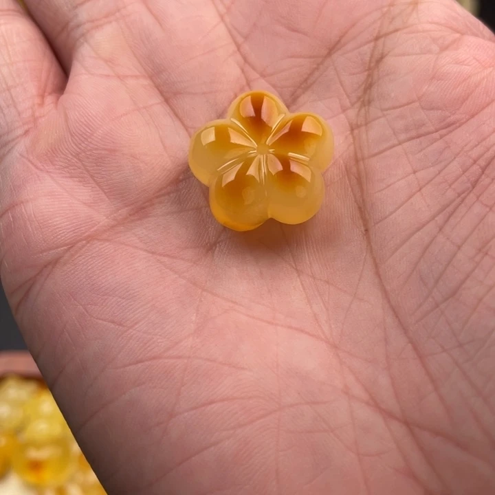 琥珀未镶嵌颈饰如图