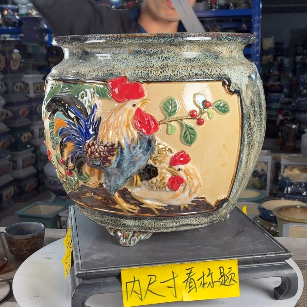 一风堂石湾花盆 内25*26