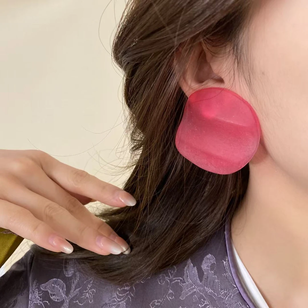 铜合金耳饰 【8087】小众时尚虾片耳环气质耳钉耳饰中古春晚同款