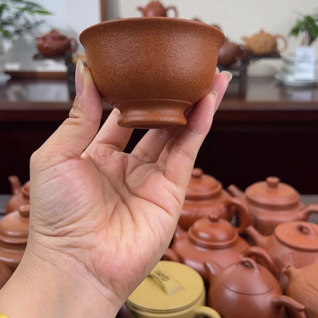 茶壶紫砂黄降坡杯子60cc