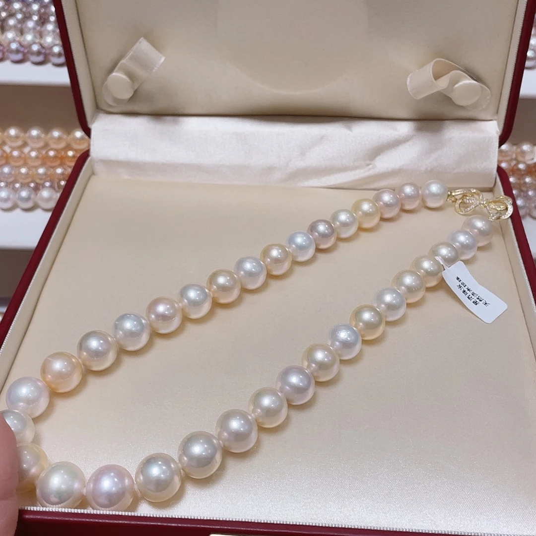 ****淡水珍珠银S925镶嵌颈饰