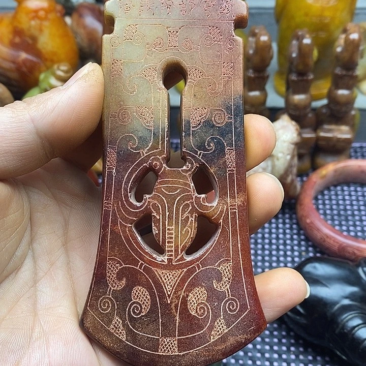 未镶嵌蛇纹石玉颈饰