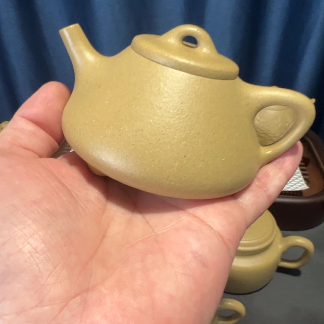 淡***殇茶壶紫砂梨皮微微瑕子冶