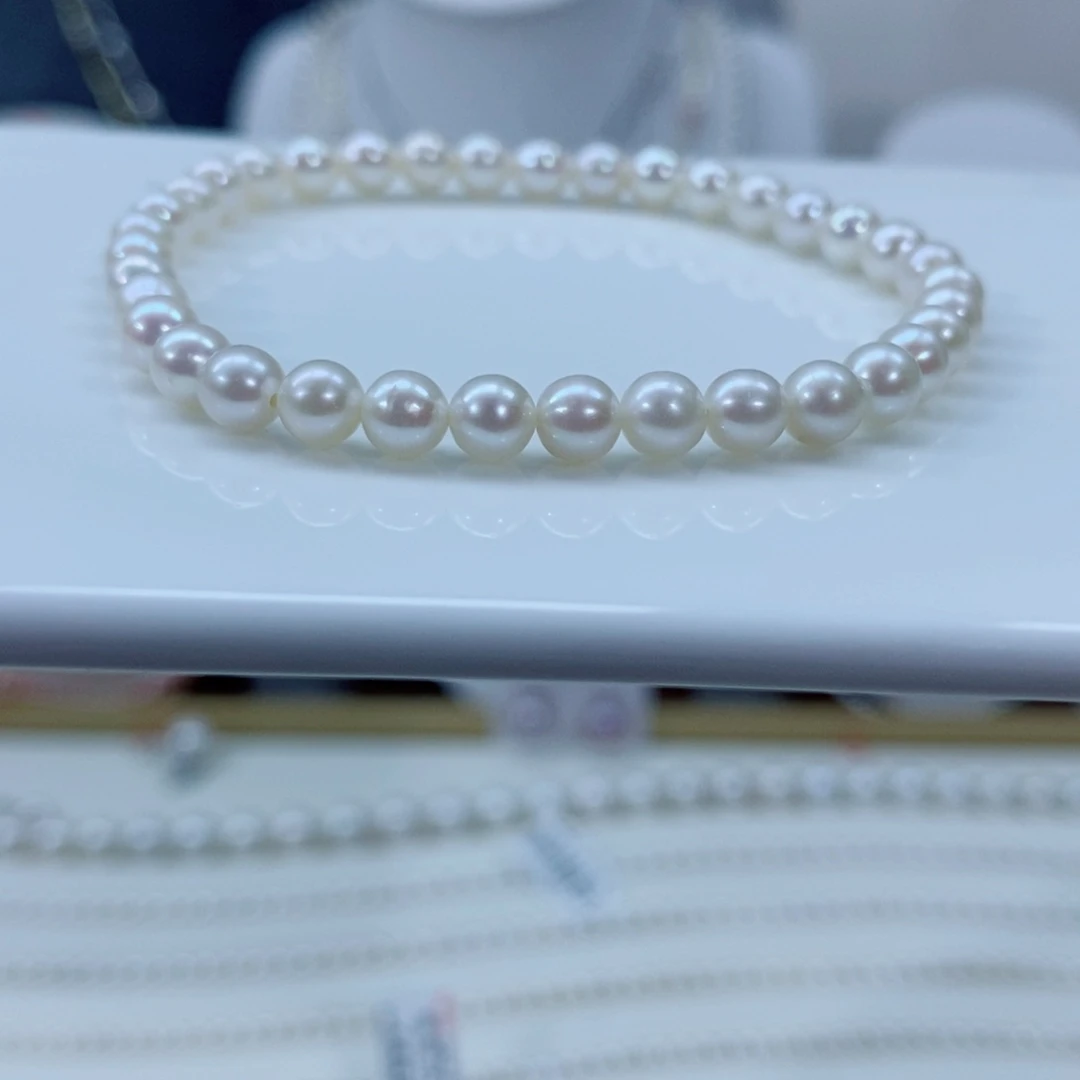 银S925镶嵌淡水珍珠颈饰