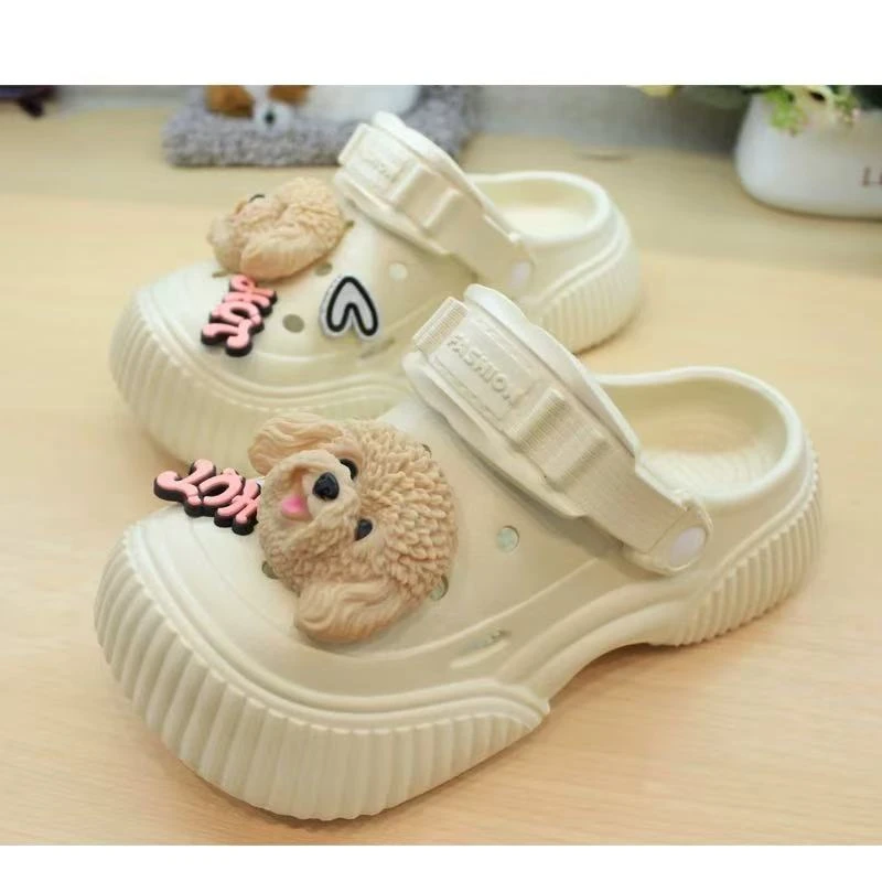 【80/P8】8113-1小狗款新品厚底高品质花园鞋夏季时尚