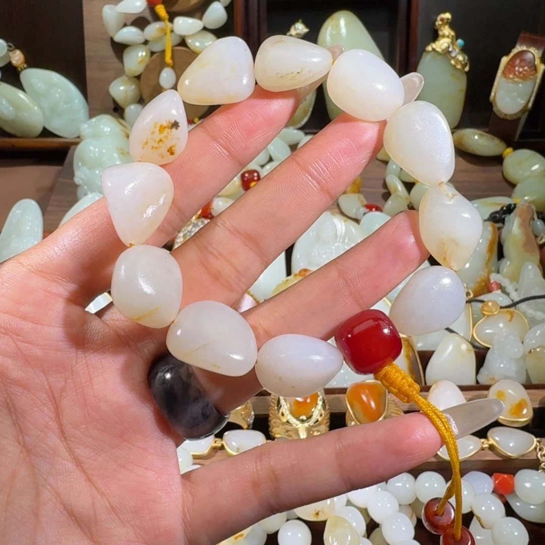 和田玉（子料）未镶嵌手链