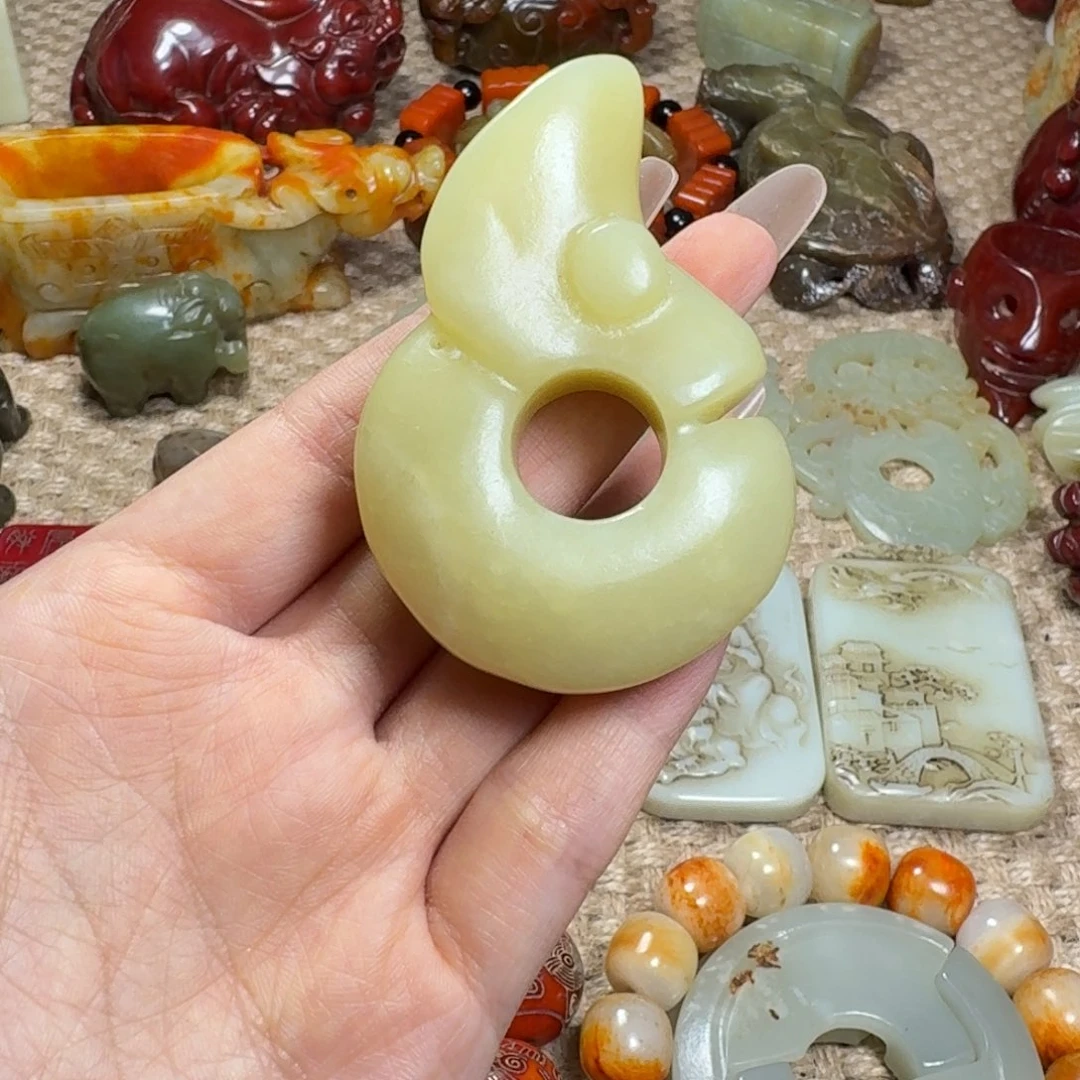 吊坠白玉菩提挂件