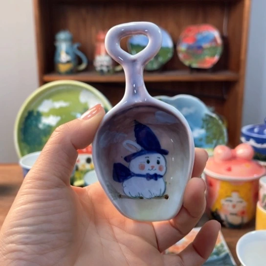 瓦当?****象景德镇釉下手绘陶瓷