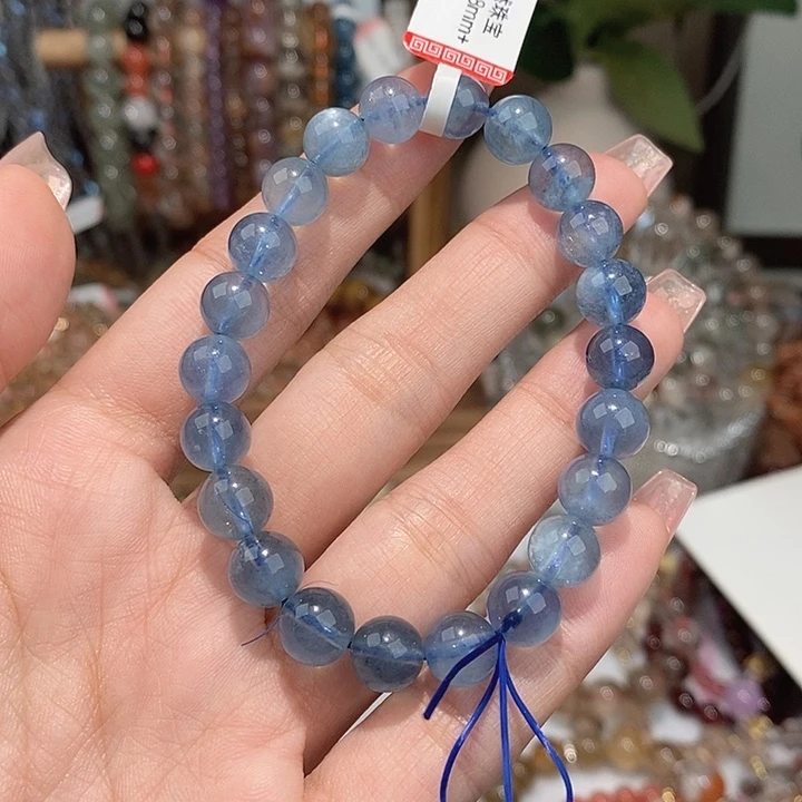 水晶无未镶嵌海蓝宝蓝爆闪卡8
