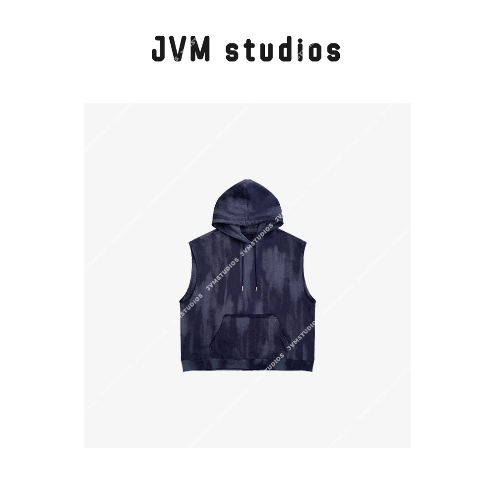 JVM秋冬时尚百搭休闲无袖连帽女卫衣马甲18222