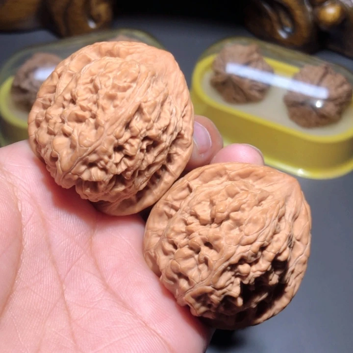 文玩核桃把件41望月
